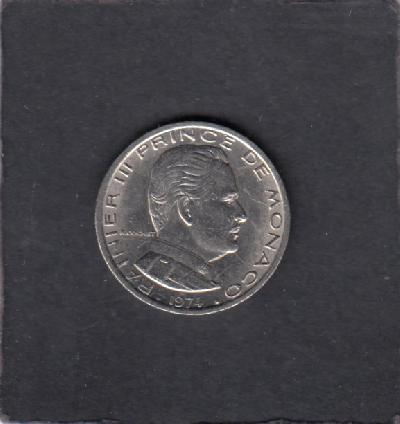 Beschrijving: 1 Franc RAINIER III  